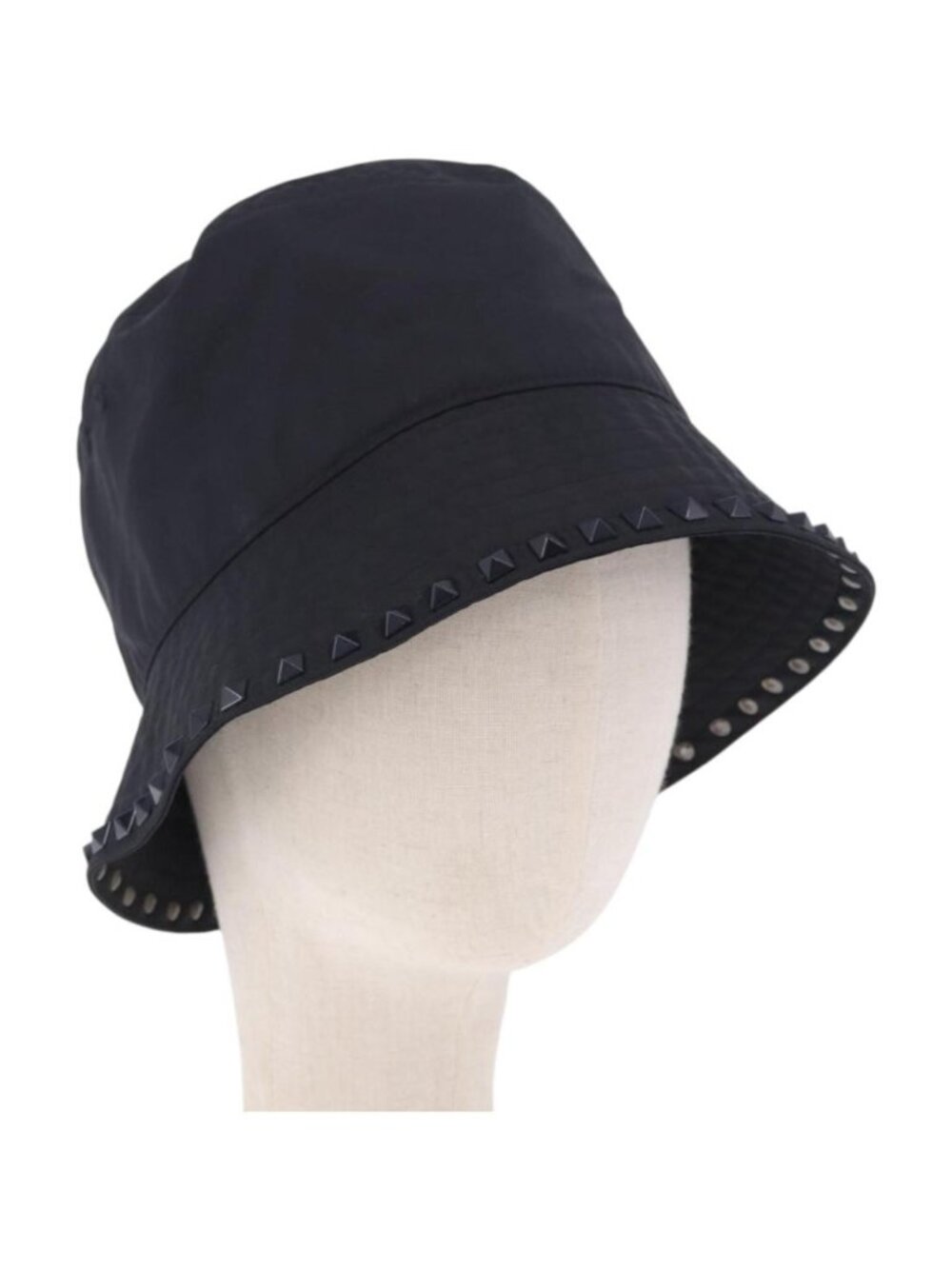 VALENTINO Rock Studs Hat Nylon Black